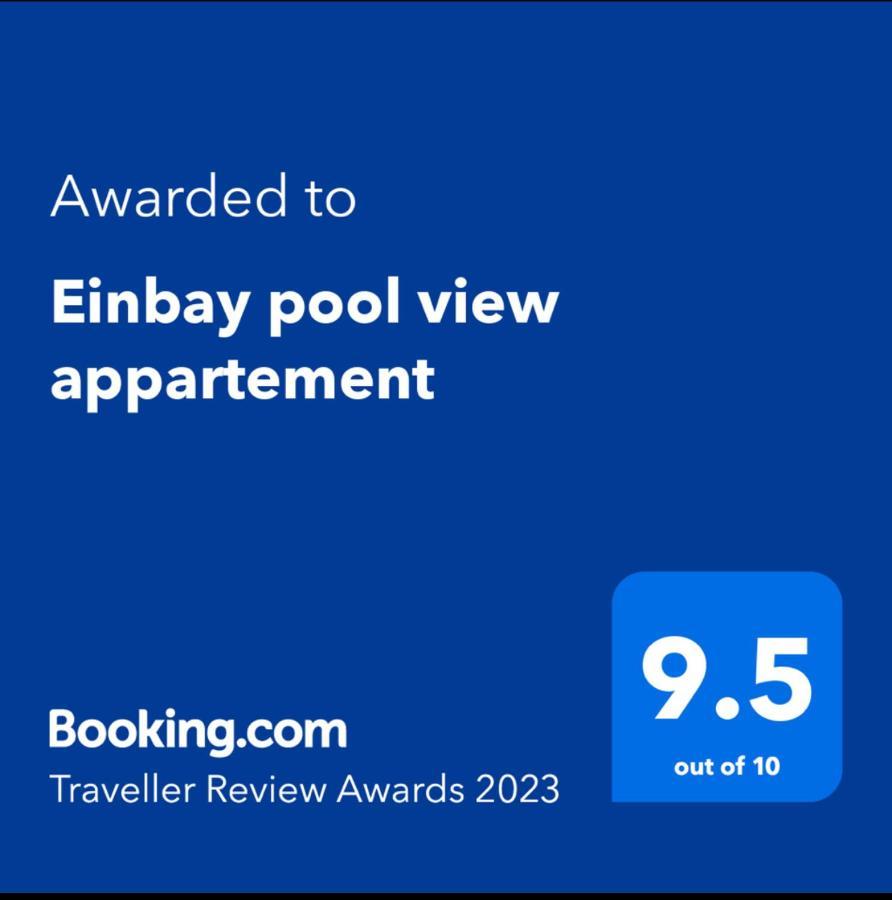 Einbay Pool View Appartement ไอน์ ซกนา ภายนอก รูปภาพ